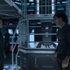 Naomi (Dominique Tipper) and Marco face off during season five.